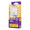REMAX RP-U82 30W USB+USB-C/Type-C Dual Interface Fast Charger, Specification:US Plug(White)