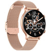 HT12 1.32 inch Steel Band IP67 Waterproof Smart Watch, Support Bluetooth Calling / Sleep Monitoring(Rose Gold)