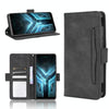 For Asus ROG Phone 3 ZS661KS Wallet Style Skin Feel Calf Pattern Leather Case with Separate Card Slot(Black)