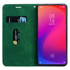 For Xiaomi Redmi K20 Frosted Business Magnetic Horizontal Flip PU Leather Case with Holder & Card Slot & Lanyard(Green)