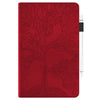 For Samsung Galaxy Tab S9 / S9 FE Life Tree Series Horizontal Flip Leather Tablet Case(Red)