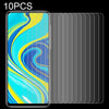 10 PCS 0.26mm 9H Surface Hardness 2.5D Explosion-proof Tempered Glass Non-full Screen Film For Xiaomi Redmi Note 9s