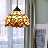 8 inch Stained Glass Restaurant Bar Corridors Balcony Pendant Light