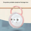 Baby Cartoon Panda Pacifier Storage Case Portable Pacifier Transparent Dust Box(Pink)