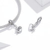 S925 Sterling Silver Cute Little Sloth Pendant DIY Bracelet Necklace Accessories