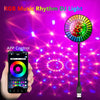 MS-201 USB Magic Ball Star Projection Light Vehicle Car Atmosphere Light Support APP Control(Round)