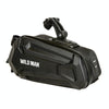 WILD MAN XT7 1.2L Mountain Bike EVA Hard Shell Waterproof Wear-resistant Tail Bag(Twill Style)