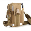 LT-02 Casual Multifunctional Messenger Belt Bag with Shoulder Strap(Soil Color)