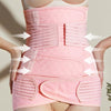 Postpartum Abdomen Belt Corset Belt Can Wear Elastic Abdomen Belt In All Seasons, Size: L(Green Two-piece Set)