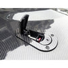 A Pair Car Modified Hood Lock General Racing Car Cover Lock with Keys(Black)