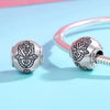 S925 Sterling Silver Fatima Hand Beads DIY Bracelet Necklace Accessories
