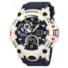 STRYVE S8027 Sports Multifunctional Luminous Dual Display Chronograph Student Watch(Deep Blue)