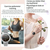 KC06 Women Menstrual Period Smart Watch Bracelet, Blood Pressure / Heart Rate Monitoring, Steel Strap(Silver)