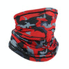 Breathable Sunscreen Silk Scarf Outdoor Fishing Neck Sleeve Cycling Mask Sports Headgear, Size: Average(Camouflage Red)