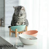 15cm/300ml Cat Dog Food Bowl Pet Ceramic Bowl, Style:Bowl(White)