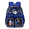 Kindergarten Children Cute Cartoon Backpack School Bag(Astronaut Blue)