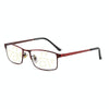 Progressive Multifocal Presbyopic Glasses Anti-blue Light Mobile Phone Glasses, Degree: +300(Wine Red)