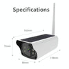 VESAFE Y4P Solar 1080P HD Wireless Security Camera - White