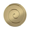 Decompression Pendant Gyro Pendant Necklace Key Chain Reduce Pressure Toy, Color: Brass Spiral Pattern