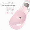 Portable Pet Water & Food Cup - Pink - 2-in-1 Travel Bowl