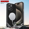 For iPhone 13 Carbon Fiber Textured Oil Spray MagSafe Magnetic Phone Case(Grey)
