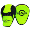 QUANSHENG HSG-20 Arc Boxing Hand Target Sanda Fighting Training Target(Fluorescent Green)