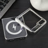 For Samsung Galaxy Z Flip6 6D Glossy Electroplated PC MagSafe Phone Case(Galaxy Silver)