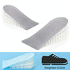 JF101 Invisible Transparent Silicone Heightening Pad Heel Heightening Insole Shock Absorption Half Pad, Specification:Three Layer(Gray)