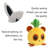 2 PCS Cute Plush Flip Toy Double-Sided Doll(Blue White Kitten)