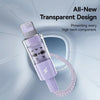 Baseus Gem Transparent 2.4A USB to 8 Pin Fast Charging Data Cable, Length:2m(Purple)