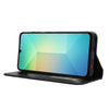 For Samsung Galaxy A06 5G Magnetic Buckle Retro Texture Leather Phone Case(Black)