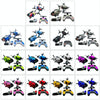 FPV-TZ-SF 4 in 1 Waterproof Anti-Scratch Decal Skin Wrap Stickers Personalized Film Kits for DJI FPV Drone & Goggles V2 & Remote Control & Rocker(Fluorescent Purple)