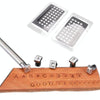 36 In 1 Leather English Print Punch Digital Seal Craft Leather Carving Tools, Size: 6.5mm