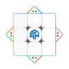 GAN12 Competition Practice Third-Order Magnetic Magic Cube Puzzle Toy, Style: Primary Color Version
