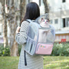 FUNADD Foldable Cat Backpack Carrier - Pink - Breathable Mesh