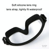 HAIZID Large Frame Waterproof Anti-Fog Swimming Goggles With Earplugs(White)