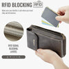 CaseMe Me40 Vertical Multifunctional Shoulder Crossbody Phone Bag(Coffee)