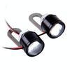 2 PCS 12V 3W Eagle Eyes LED Light For Motorcycle Wire Length: 45cm(Blue Light)