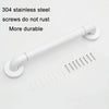 Kuaierte Bathroom Stainless Steel Safety Anti-Slip Disabled/Elderly Handrails, Size: 38cm (White)