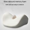 Automotive Memory Foam Backrest Headrest Car And Home Soft Cushion Lumbar Pillow Backrest, Style: Headrest Gray