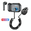 T2 FM Transmitter Hands-free Headphone Kit Headphone MP3 Player Private Call USB PD Quick Charge Audio Receiver