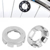 Bicycle spoke wrench tool 8 Way Cycling Wheel Rim Spanner Wrench Repair Tool Accessories(Silver)