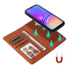 For Samsung Galaxy A06 4G BETOPNICE BN-005 2 in 1 Detachable Imitate Genuine Leather Phone Case(Brown)
