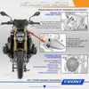 2pcs KC062 For BMW R1200 Motorcycle 18LEDs Turn Signal Light(Transparent Black)