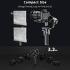MOZA AirCross 3 Professional 3 Axis Handheld Anti-shake Gimbal Stabilizer for DSLR Camera, Load: 3.2kg, with Handbag (Black)