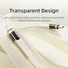 ROCK G20 2 in 1 5A USB-C/Type-C to USB-C/Type-C+8 Pin Transparent Fast Charging Data Cable, Length: 1.5m(Beige)