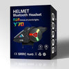 KUQIBAO Motorcycle Helmet Built-in Waterproof Bluetooth Earphone(Soft Microphone)