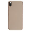 iPhone XS Max Gold Back Cover Assembly with Side Keys & Wireless Charging
