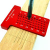 Woodworking T-Shaped Hole Marking Ruler, Style:T100