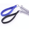 Short Bungee Dog Lead with Foam Handle - Medium/Large - Blue - 40cm